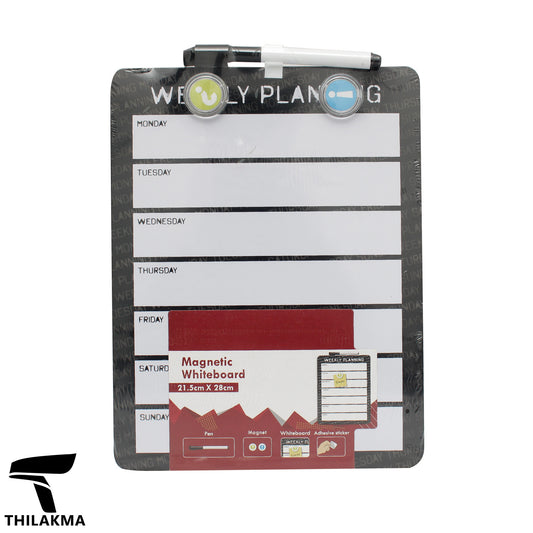 Magnetic Weekly Planning White Board