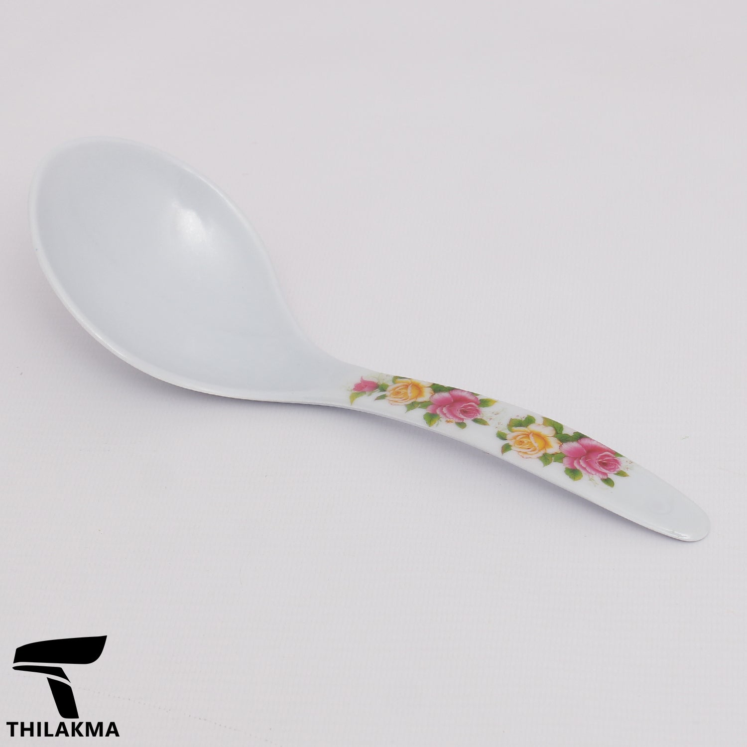 Melamine Rice Spoon with Floral Print Handle