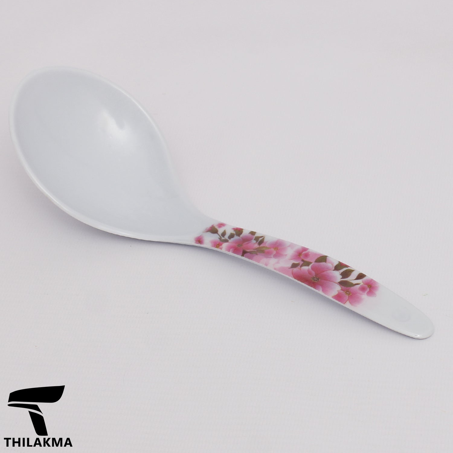 Melamine Rice Spoon with Floral Print Handle