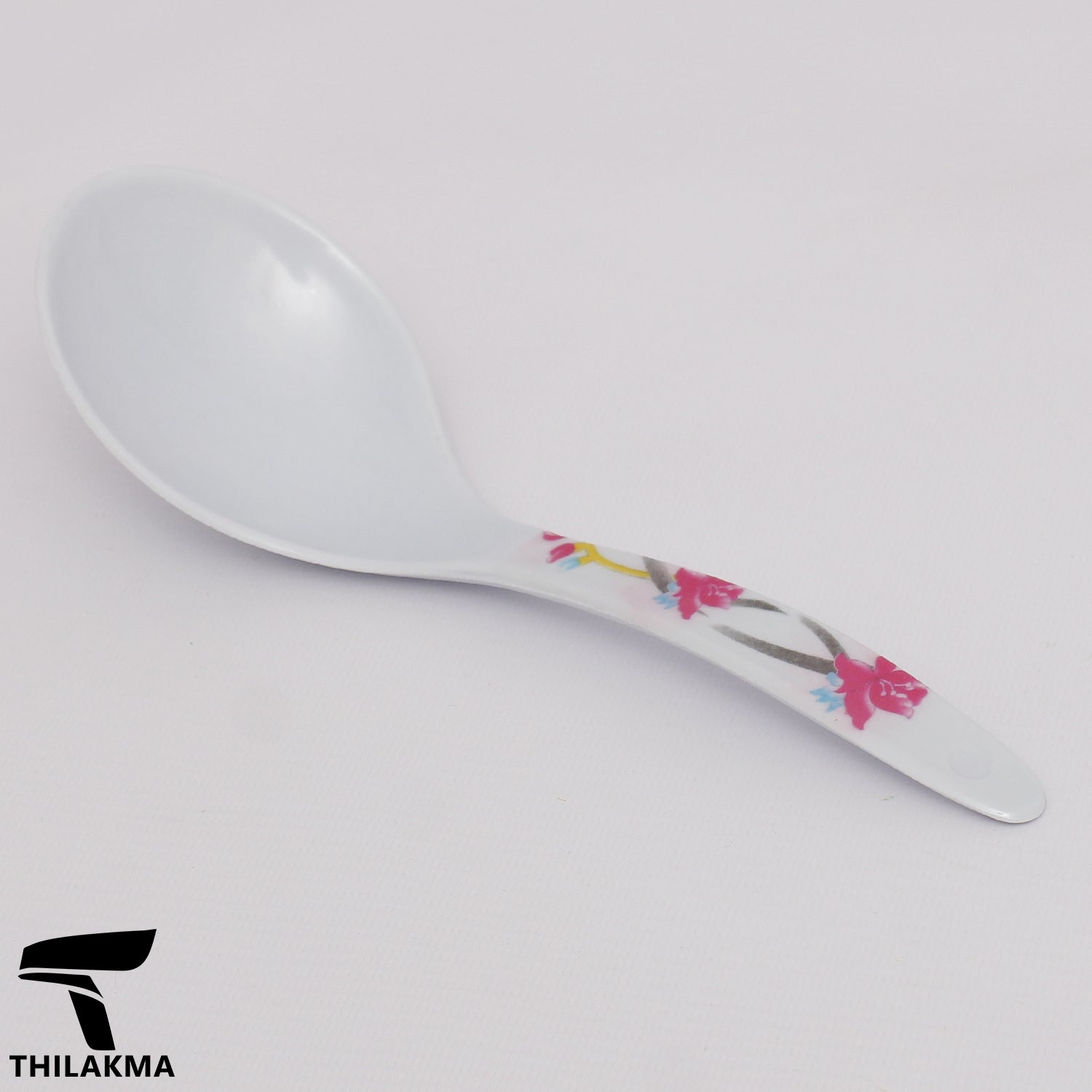 Melamine Rice Spoon with Floral Print Handle