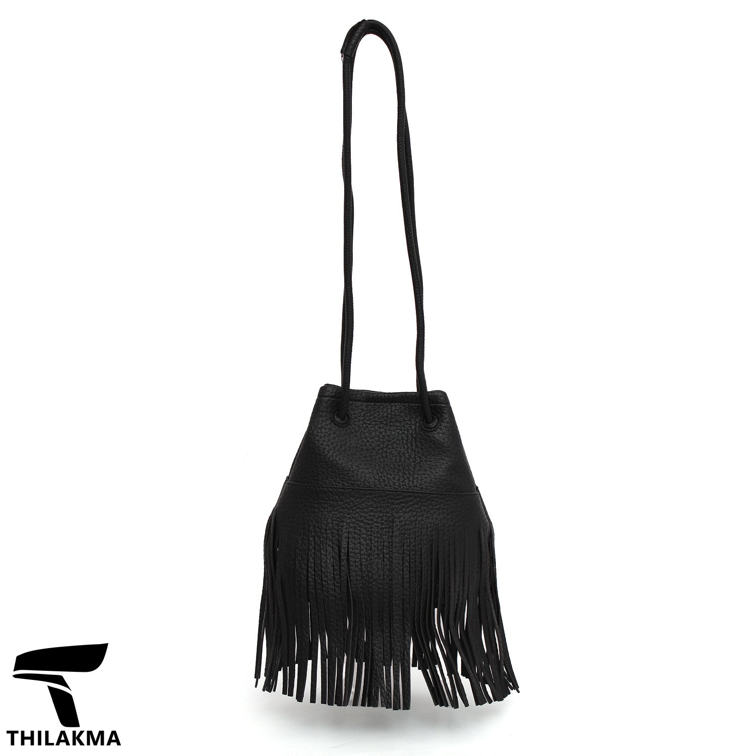 Stylish Fringe Bucket Bag