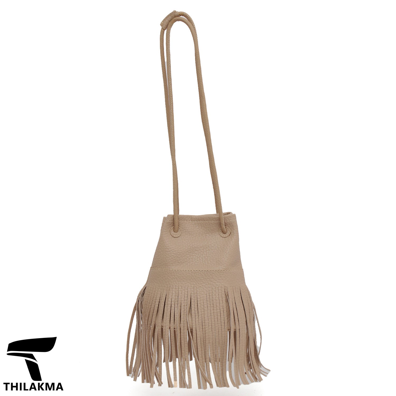 Stylish Fringe Bucket Bag