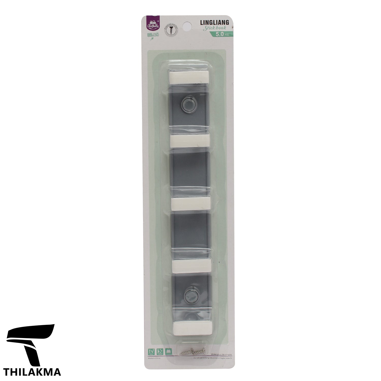 Plastic Hanger with 5 Hooks