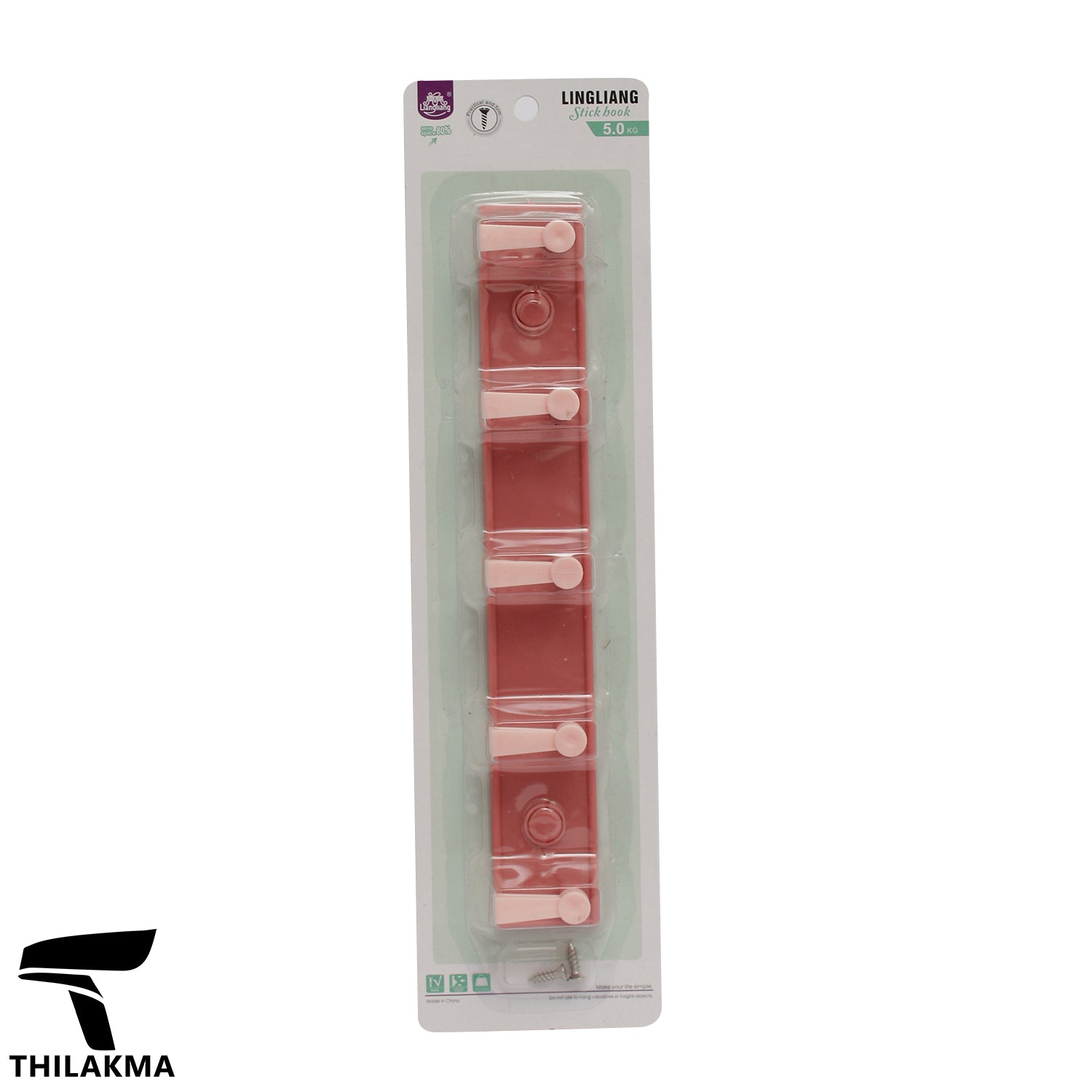 Plastic Hanger with 5 Hooks