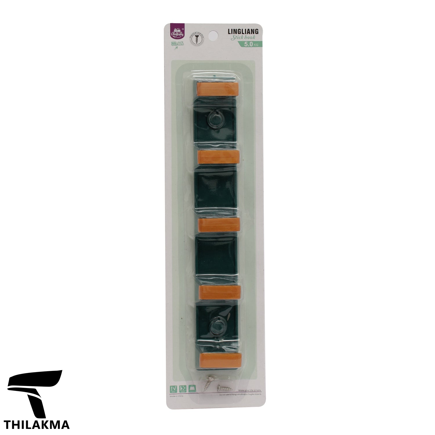 Plastic Hanger with 5 Hooks