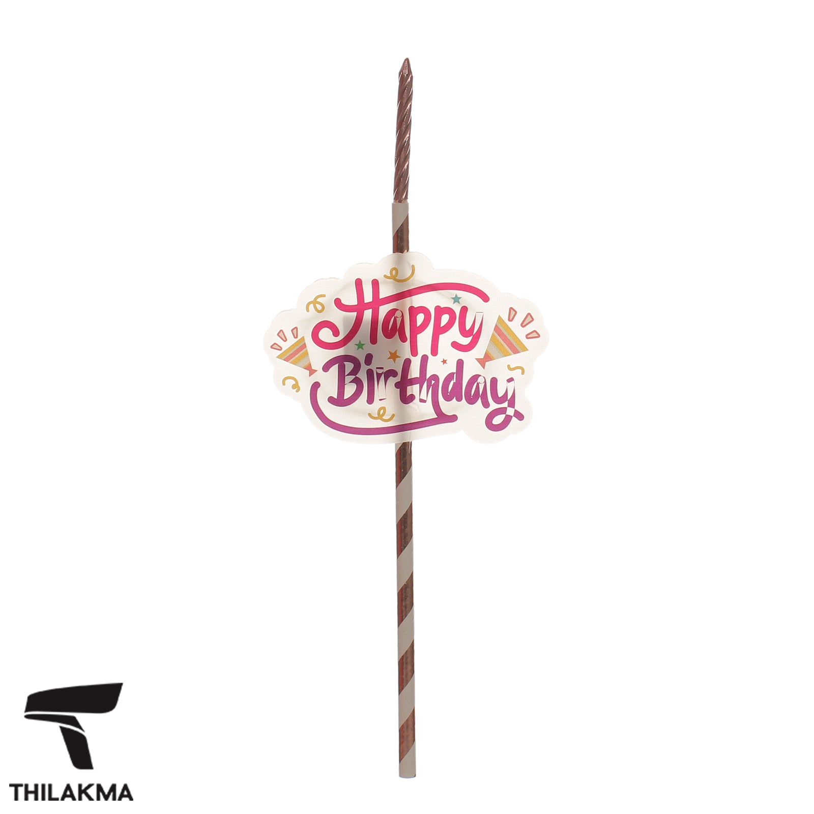 Light Up Birthday Cake Candle & Topper