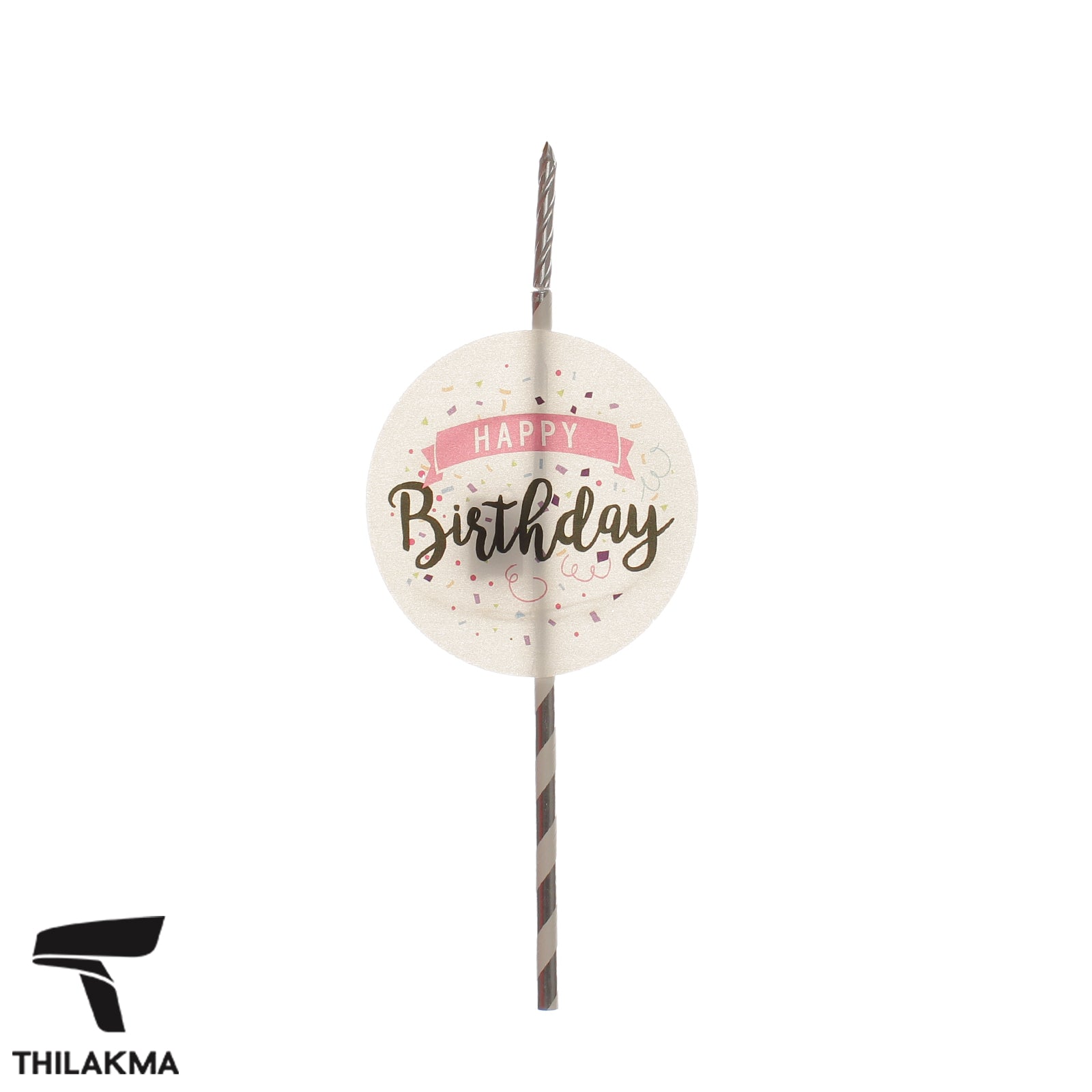 Light Up Birthday Cake Candle & Topper