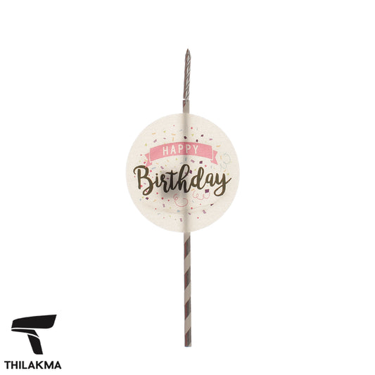 Light Up Birthday Cake Candle & Topper