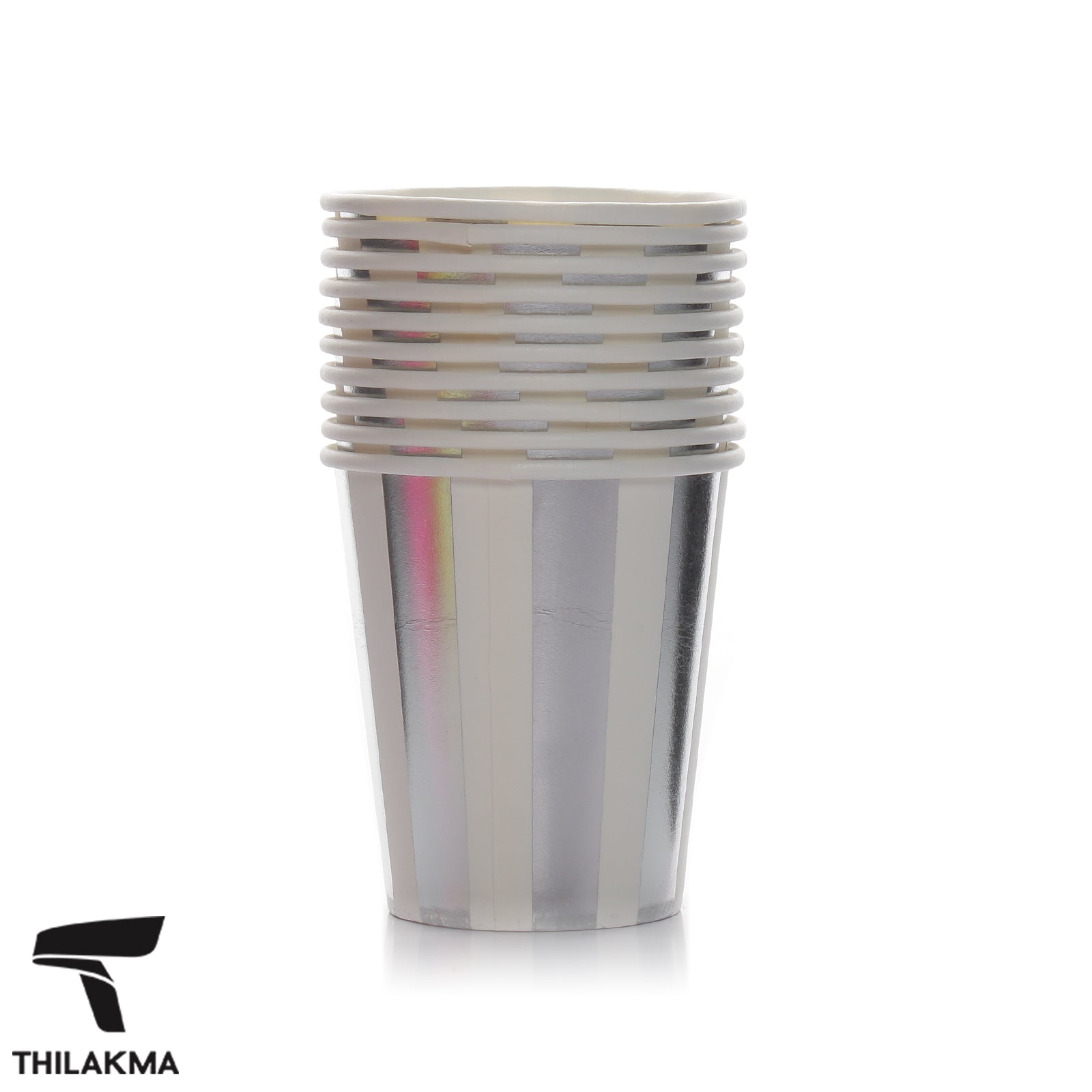 Stripe Party Cup - 10Pcs
