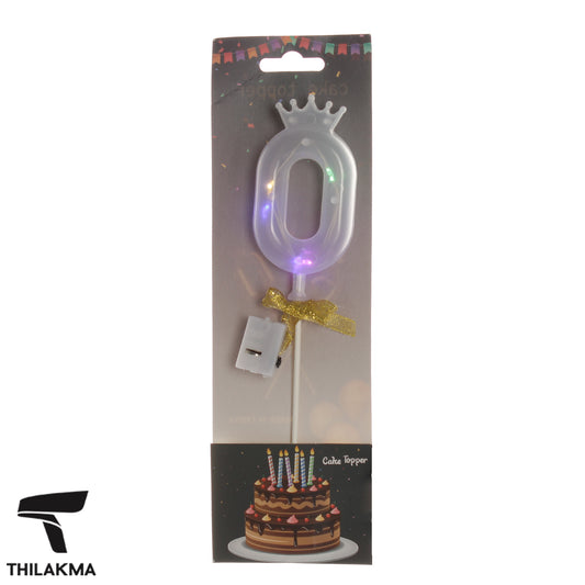 Light Up Number Cake Topper