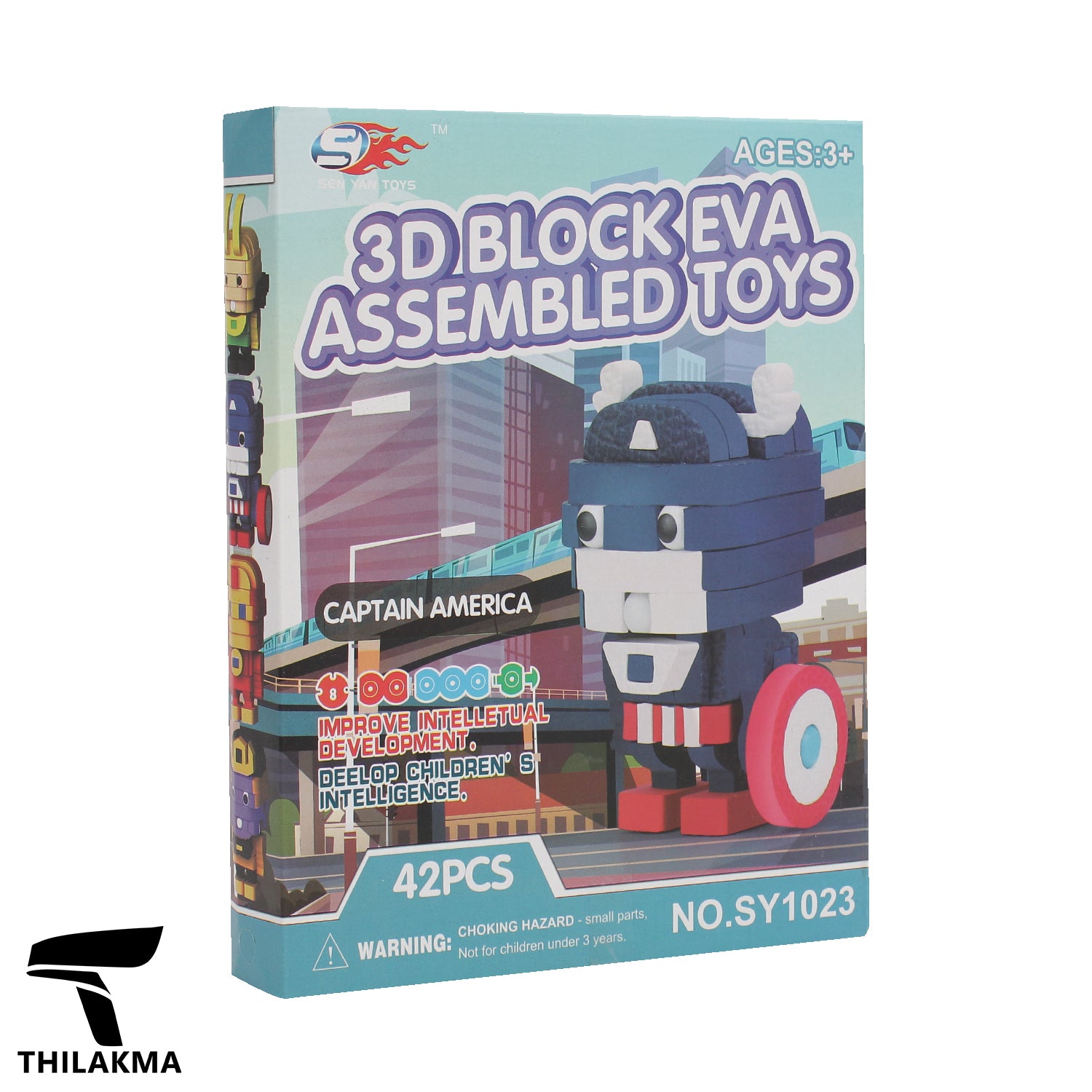 3D Block Eva Assembled Toy
