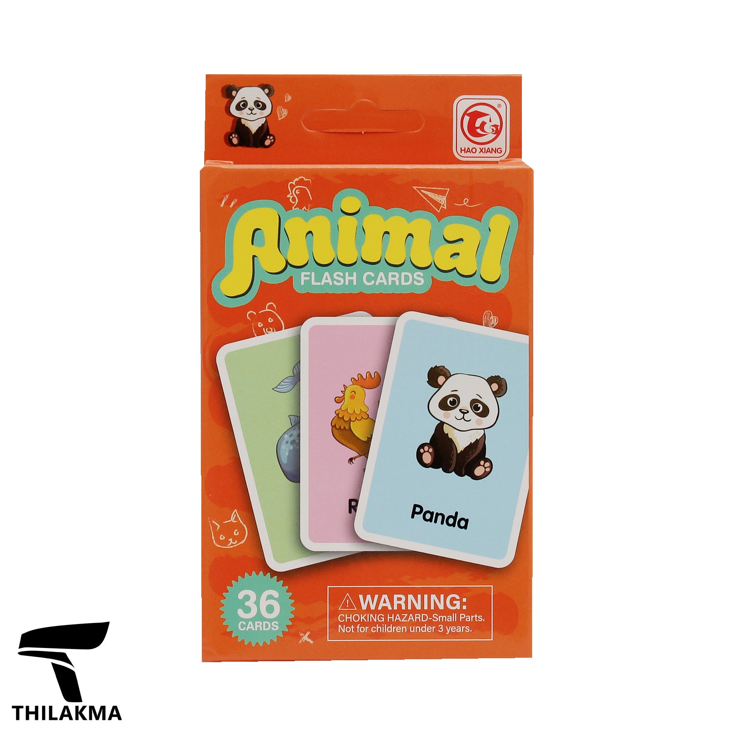 Animal Flash Cards Set - 36 pcs