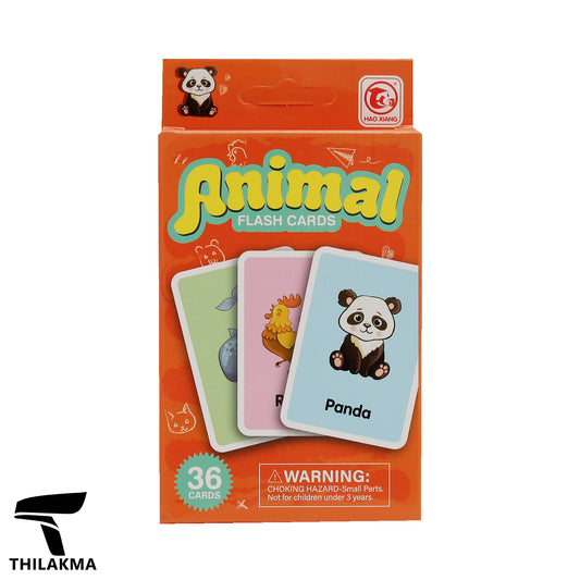Animal Flash Cards Set - 36 pcs