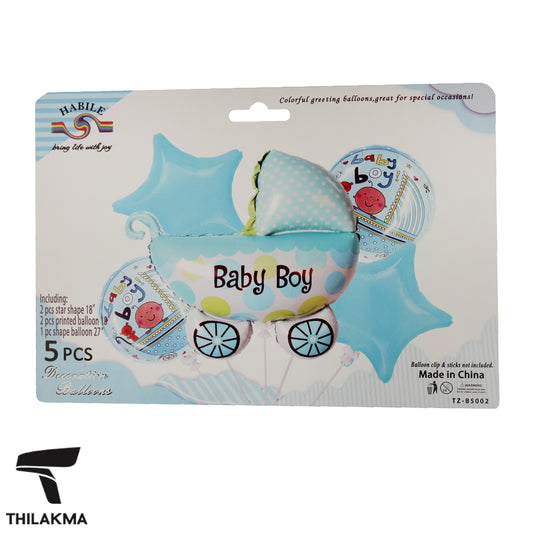 Baby Boy Foil Balloon Set