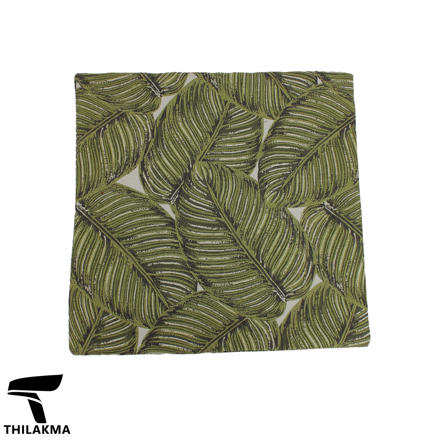 Leaf Print Cushion Cover