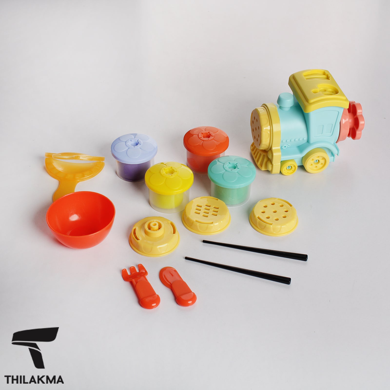 Clay Play Train