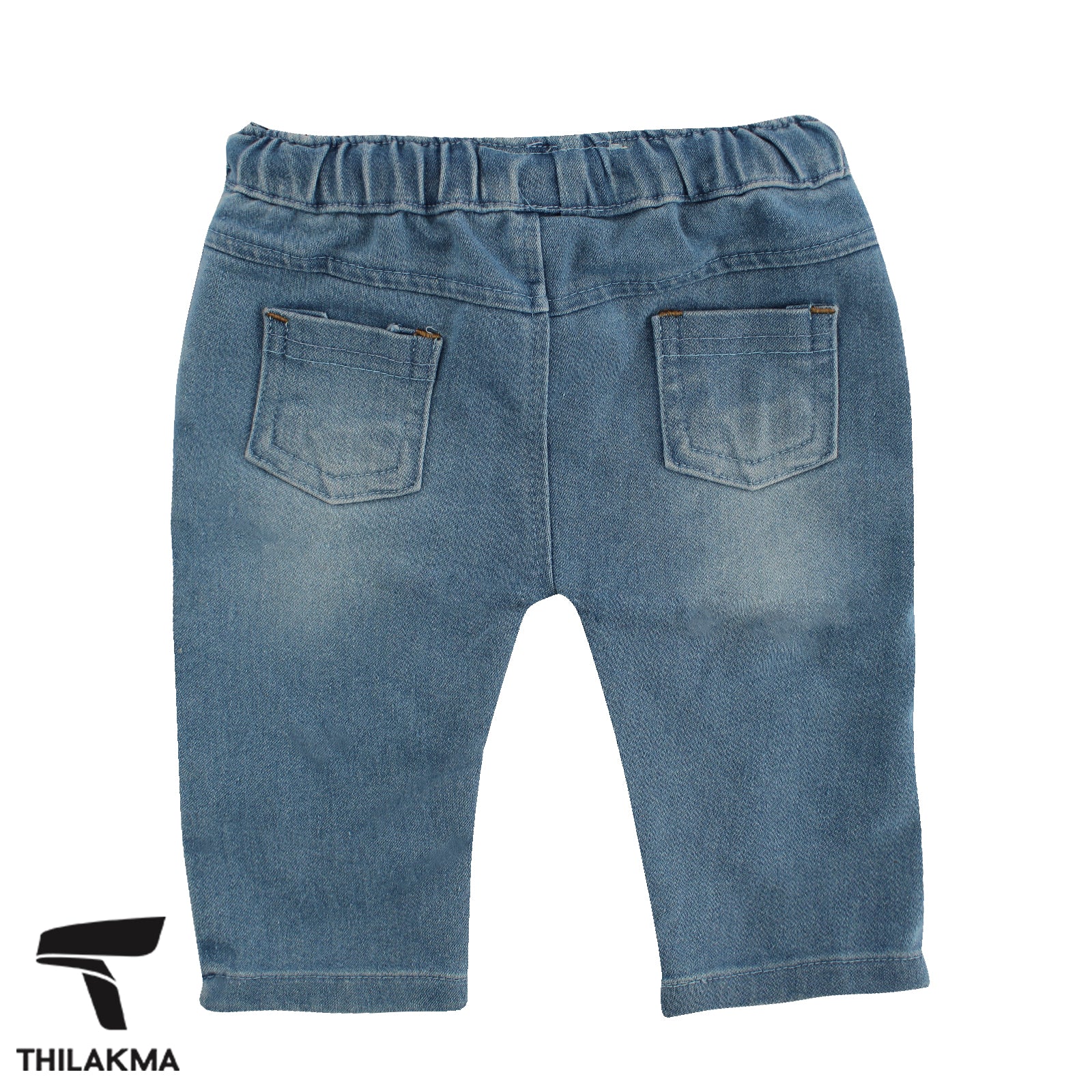 Girls Ripped Denim Pant / Kids Denim Trouser