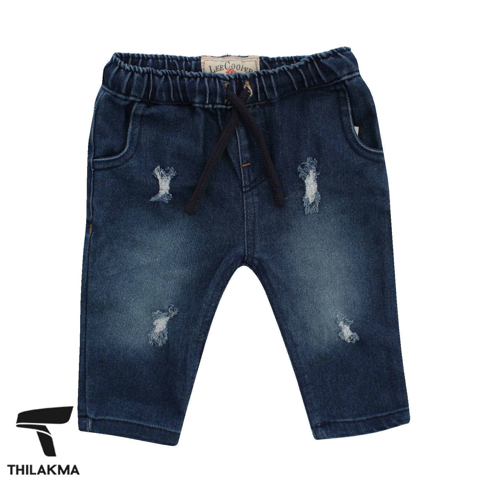 Girls Ripped Denim Pant / Kids Denim Trouser