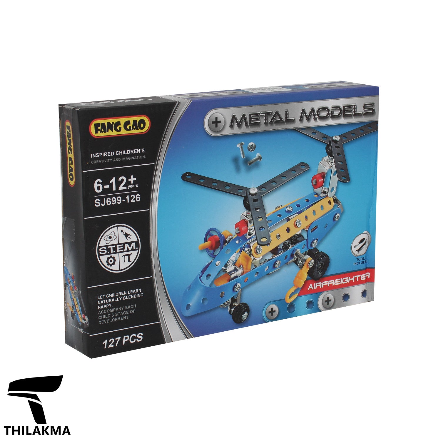 Toy Assemble Metal Model Aircraft