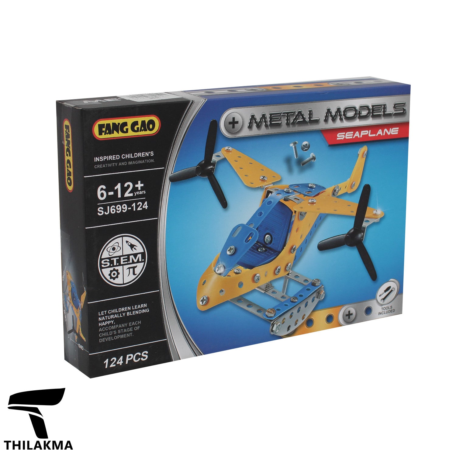 Toy Assemble Metal Model Aircraft