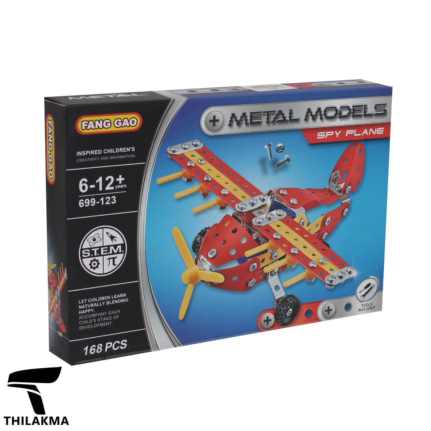 Toy Assemble Metal Model Aircraft
