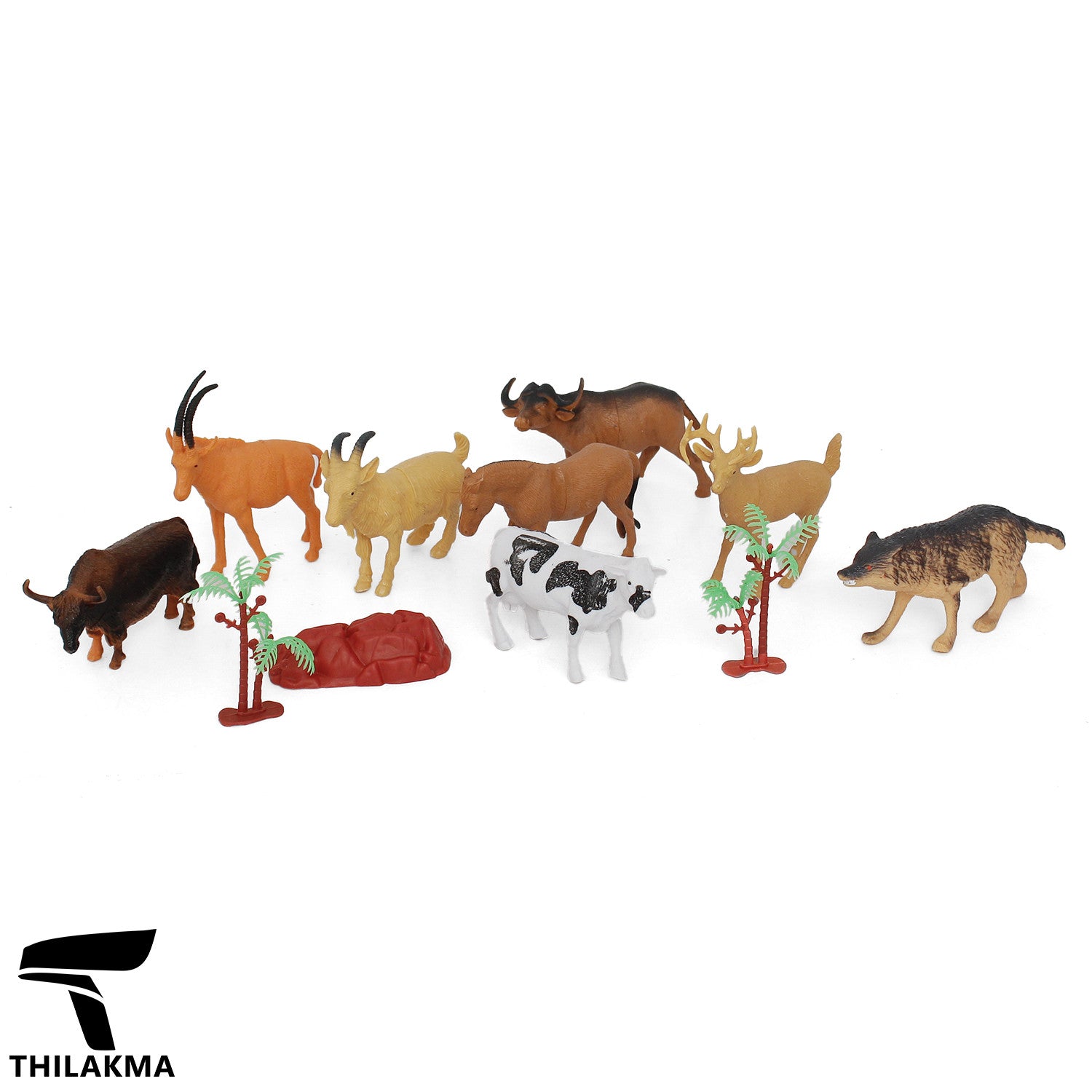 Toy Wild Animal Set