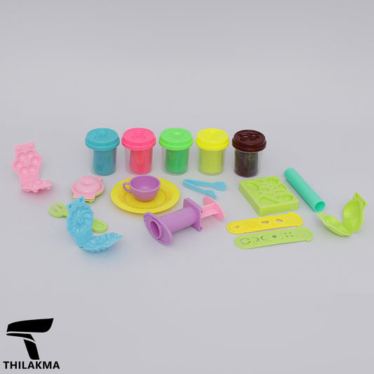 Toy Color Dough Doughnut Play Set