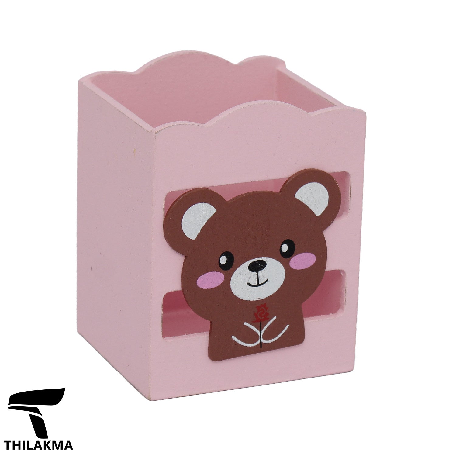 Wooden Pen Holder
