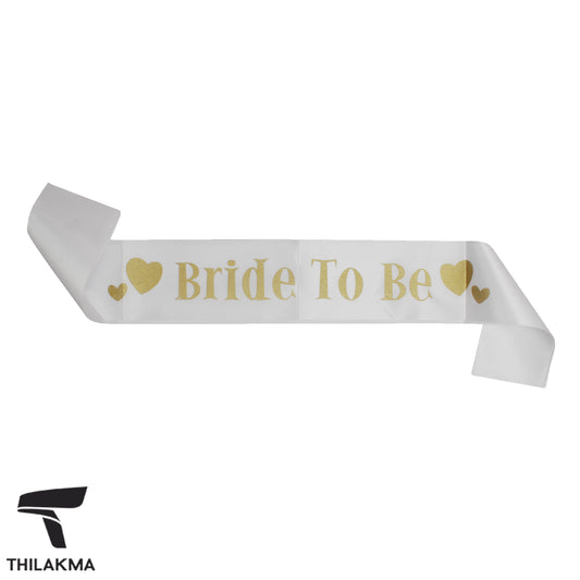 Bride To Be Sash