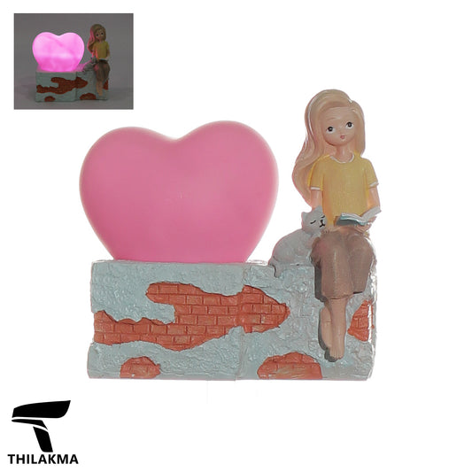 Light Up Girl Figurine