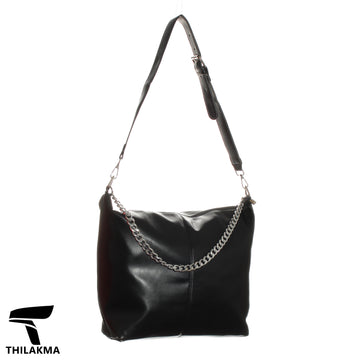 Shoulder Bag with Chain Handle
