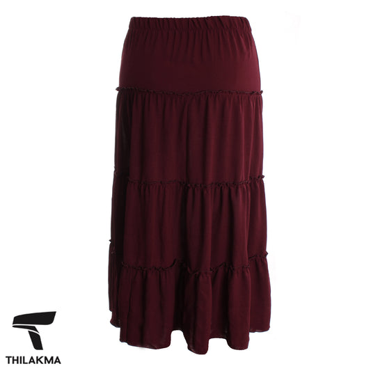 Solid Layered Skirt