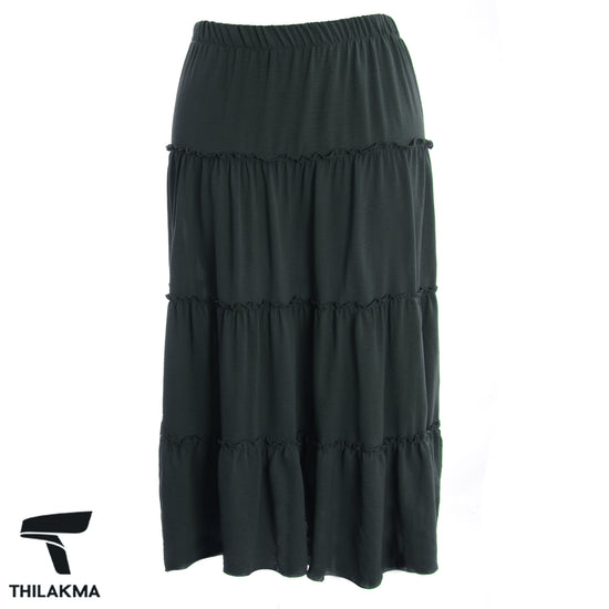 Solid Layered Skirt