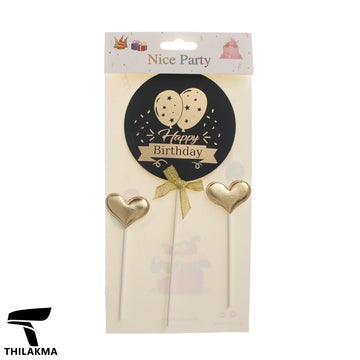 Happy Birthday Cake Topper Set