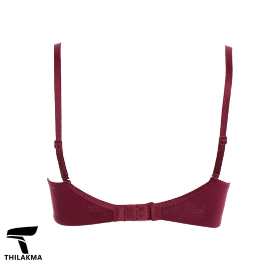 Amante Red Plum Wired  Bra - 32
