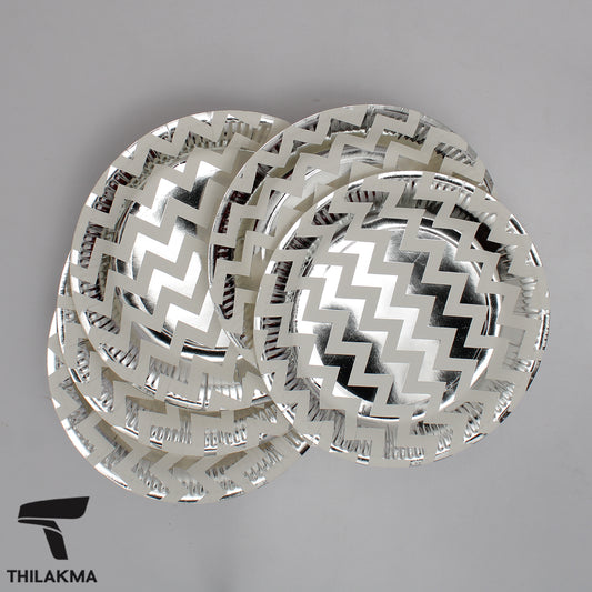 Waves Party Paper Plate - 10Pcs