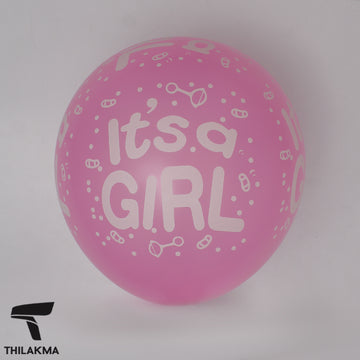 It's a Girl Party Balloon Set - 5Pcs