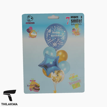 Happy Birthday Balloon Set - 7Pcs