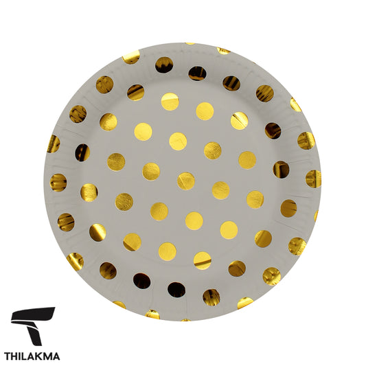 Dots Party Paper Plate - 10Pcs