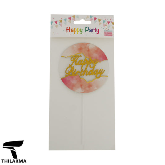 Happy Birthday Cake Topper