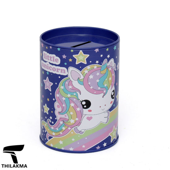 Unicorn Metal Money Tin