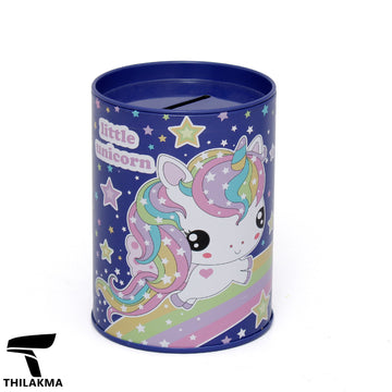 Unicorn Metal Money Tin