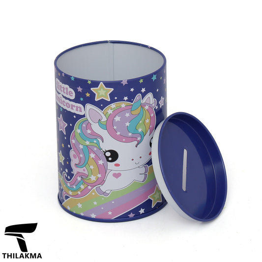 Unicorn Metal Money Tin