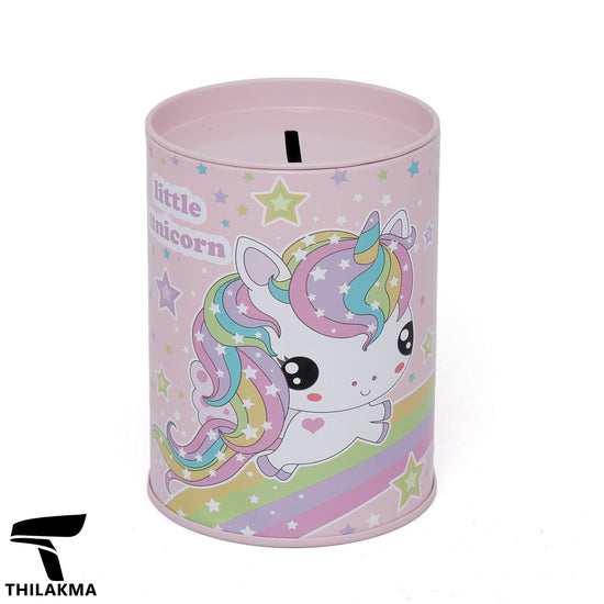 Unicorn Metal Money Tin