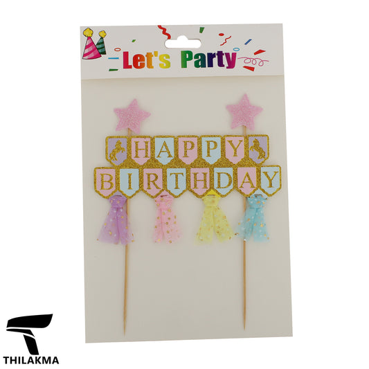 Happy Birthday Cake Topper