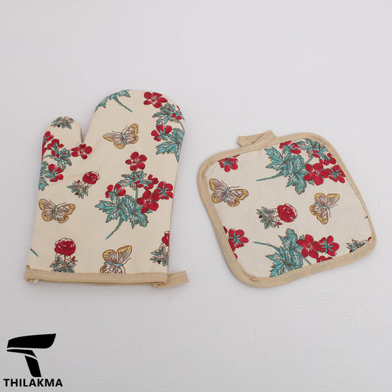 Printed Glove & Pot Holder
