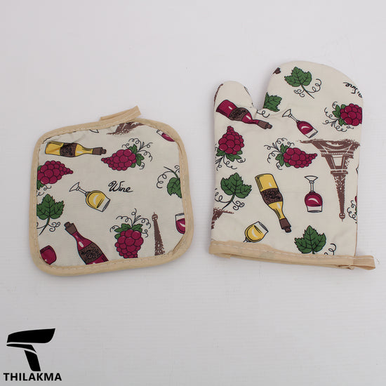 Printed Glove & Pot Holder
