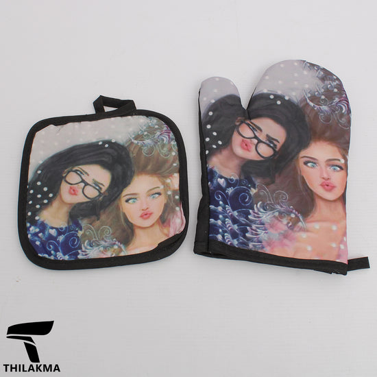 Printed Glove & Pot Holder