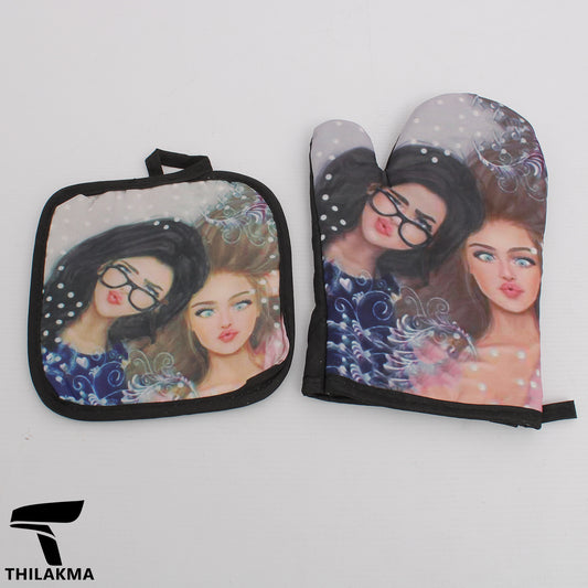 Printed Glove & Pot Holder