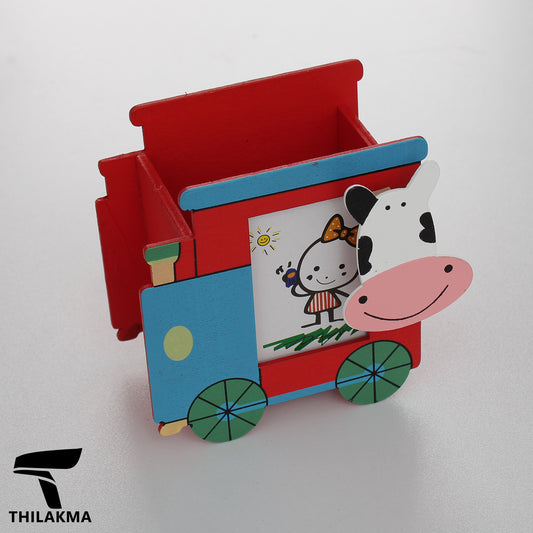 Wooden Animal Pen Holder